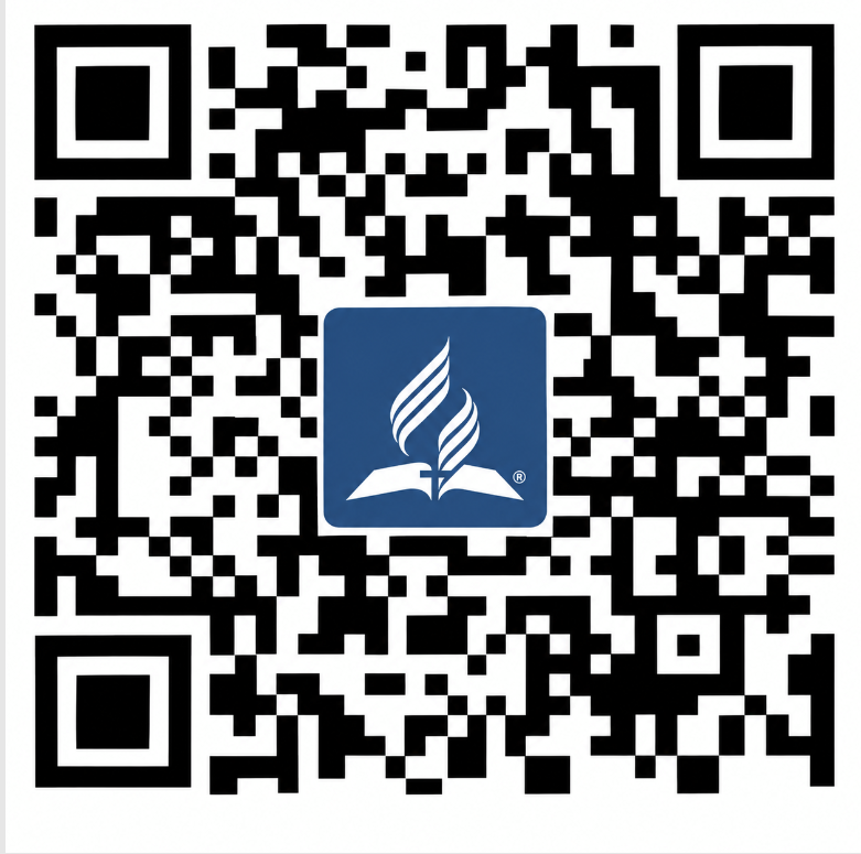 Een QR code voor de collectes. 